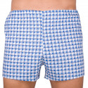 Boxer classici da uomo Foltýn a quadri blu oversize