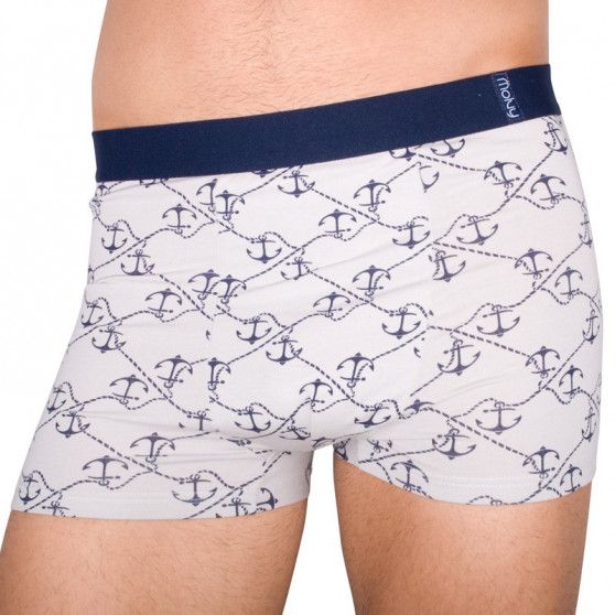 Boxer da uomo Molvy grigio chiaro navy