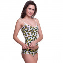 Canotta donna 69SLAM Top Bamboo Pineapples Bianco S-Top