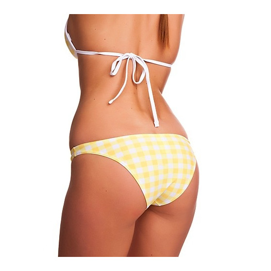 Costume da bagno donna 69SLAM Top Mould Vichy Yellow