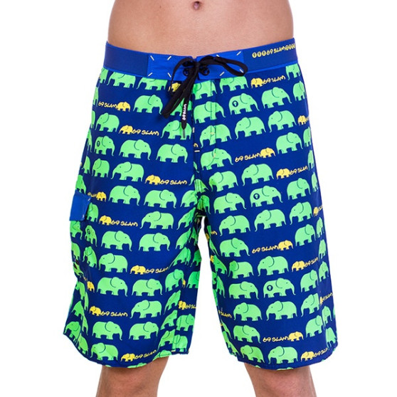 Costumi da bagno da uomo 69SLAM Boardshort lungo Elephant Verde