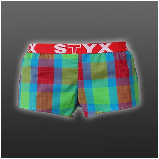 Boxer da donna Styx Sport Green Dice (T520)