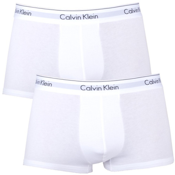 2PACK boxer da uomo Calvin Klein bianco (NB1086A-100)