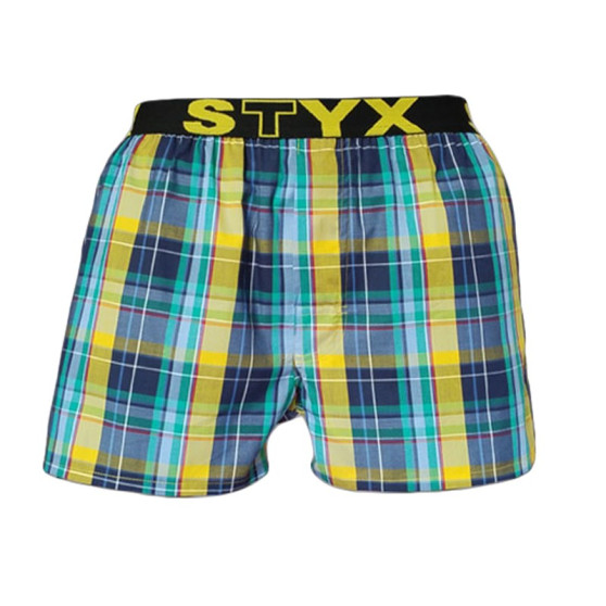 Boxer da uomo Styx sport elastico multicolore (B514)