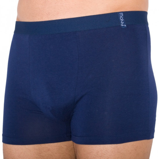 2PACK boxer uomo Molvy blu scuro (KP-042-BEU)