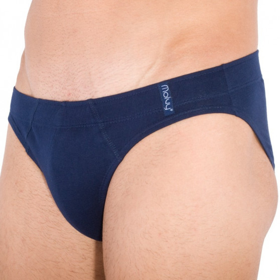 2PACK slip da uomo Molvy nero e blu (KP-013)