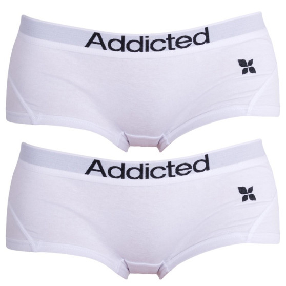 2PACK mutandine donna  bianco Addicted