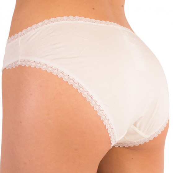 Mutandine da donna Molvy crema con pizzo