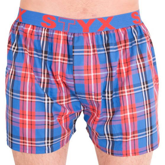 Boxer da uomo Styx sport elastico multicolore (B604)