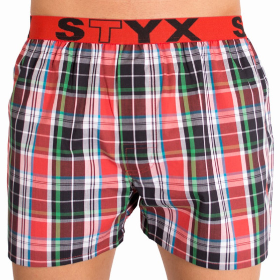 Boxer da uomo Styx sport elastico multicolore (B617)