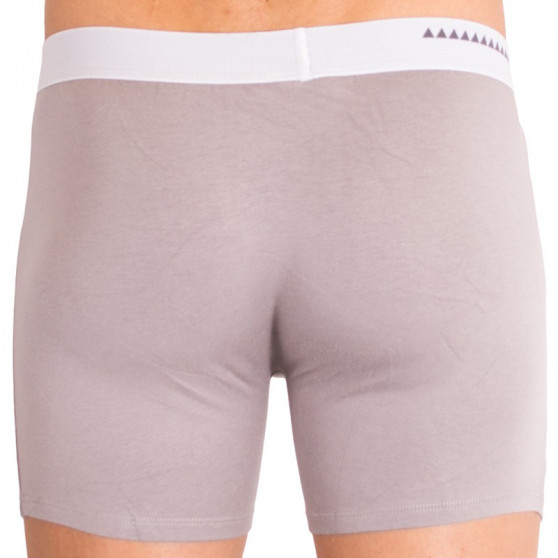 Boxer uomo 69SLAM fit bambù tinta unita grigio