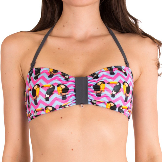 Costumi da bagno donna 69SLAM top a fascia con tucano