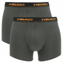 2PACK Boxer da uomo grigio HEAD (841001001 862)