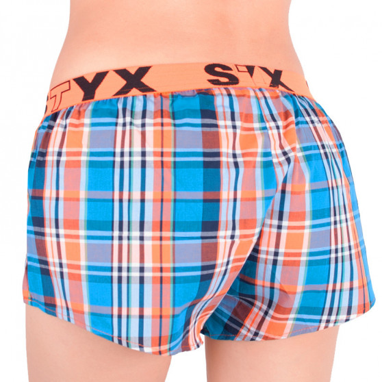 Boxer da donna Styx sportivi elasticizzati multicolore (T608)