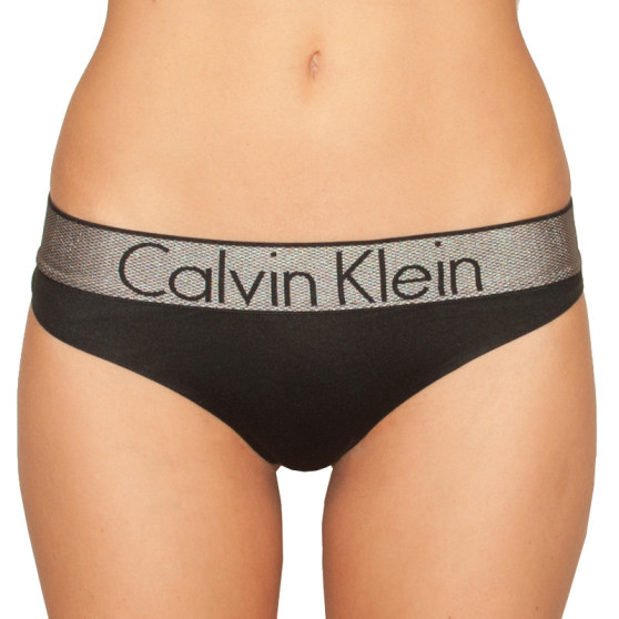 Perizoma da donna Calvin Klein nero (QF4054E-001)