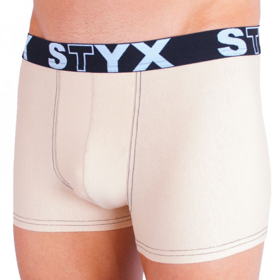 Boxer uomo Styx sport elastico beige (G3)