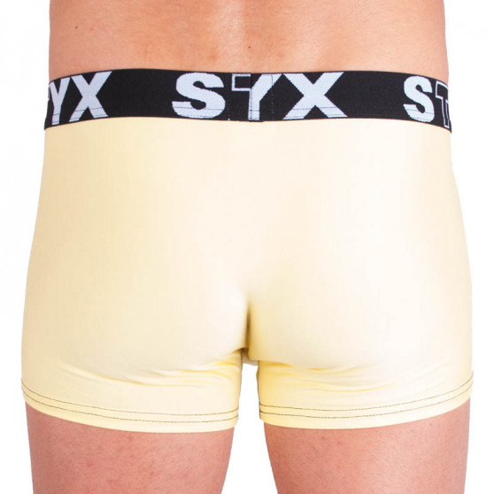 Boxer uomo Styx sport elastico giallo chiaro (G5)