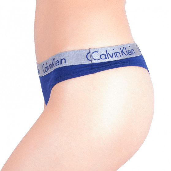 Perizoma donna Calvin Klein blu (QD3539E-SX1)