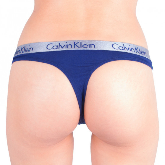 Perizoma donna Calvin Klein blu (QD3539E-SX1)