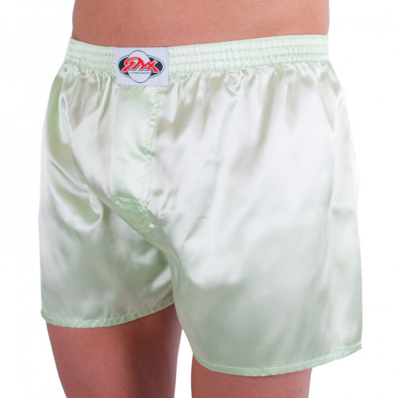 Boxer da uomo Styx classic rubber satin green (C382)