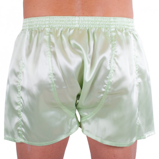 Boxer da uomo Styx classic rubber satin green (C382)