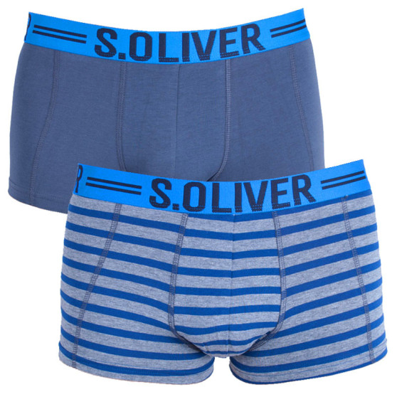 2PACK Boxer da uomo S.Oliver multicolore (26.899.97.4228.14B2)