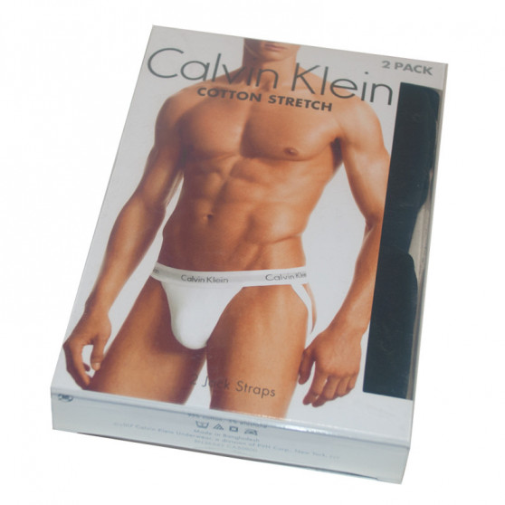 2PACK calzini da uomo Calvin Klein nero (NB1354A-001)