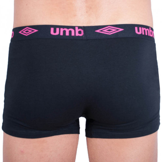 Boxer da uomo Umbro corto nero e rosa