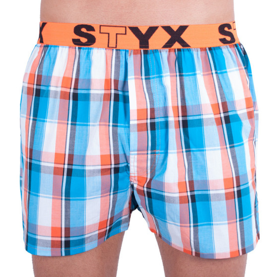 Boxer da uomo Styx sport elastico multicolore (B631)