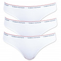 3PACK perizoma donna Tommy Hilfiger bianco (UW0UW00048 100)