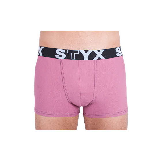 Boxer uomo Styx sport elastico rosa (G9)