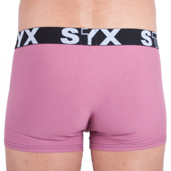 Boxer uomo Styx sport elastico rosa (G9)