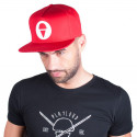 Cappello 69SLAM logo rosso