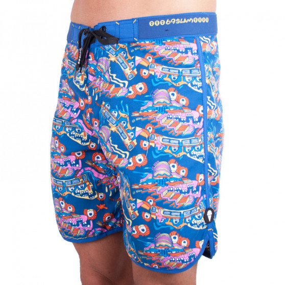 Costumi da bagno da uomo 69SLAM boardshort corto medio acido