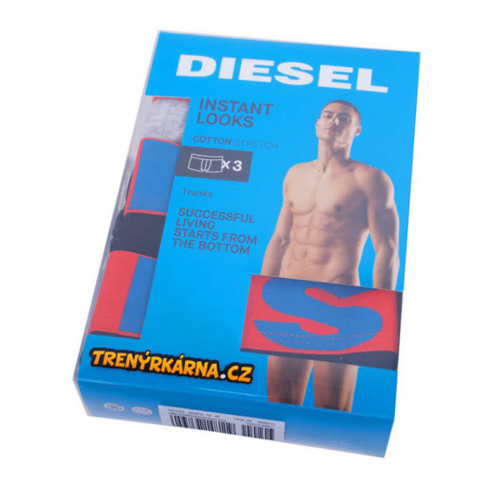 3PACK boxer uomo Diesel multicolore (00SAB2-0GAPG-10)