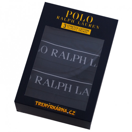 3PACK boxer uomo Ralph Lauren blu scuro (714513424006)