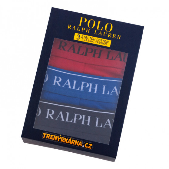 3PACK boxer uomo Ralph Lauren multicolore (714662050001)