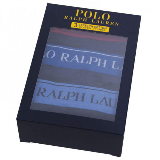 3PACK boxer uomo Ralph Lauren blu scuro (714713772004)