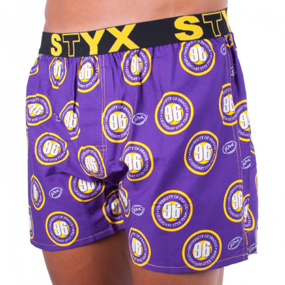 Boxer da uomo Styx arte sport gomma università (B754)