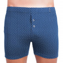 Boxer da uomo Molvy blu con ancora (MP-991-BBU)