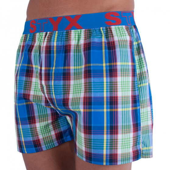 Boxer da uomo Styx sport elastico multicolore (B715)