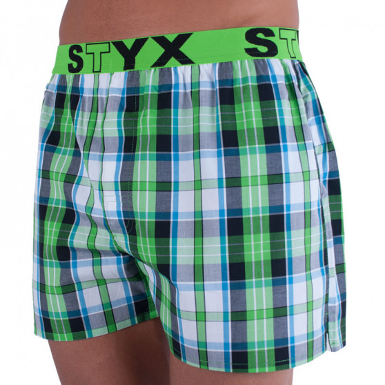 Boxer da uomo Styx sport elastico multicolore (B718)