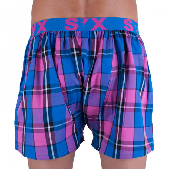 Boxer da uomo Styx sport elastico multicolore (B720)