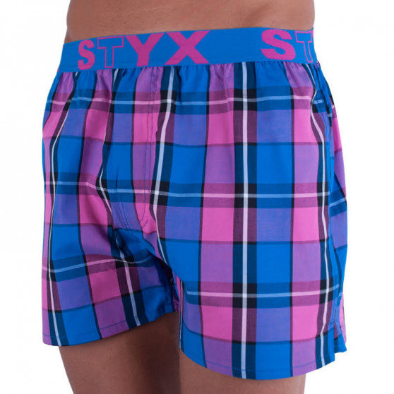 Boxer da uomo Styx sport elastico multicolore (B720)