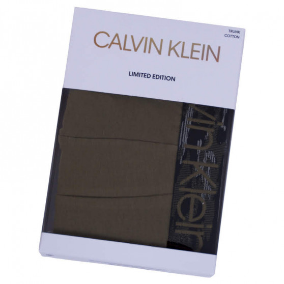 Boxer da uomo Calvin Klein kaki (NB1590A-3XC)