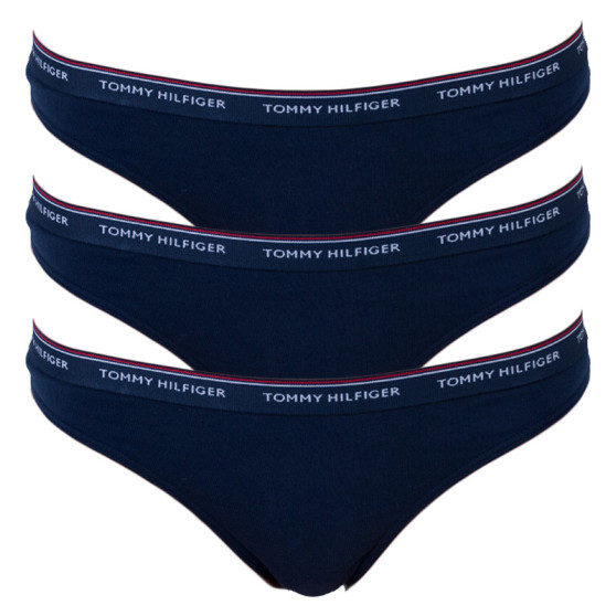 3PACK perizoma donna Tommy Hilfiger blu scuro (UW0UW00048 416)