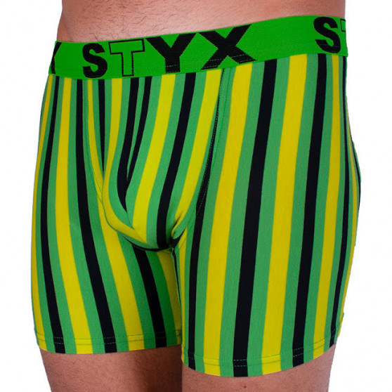 Boxer uomo Styx lungo sportivo elastico multicolore (U865)