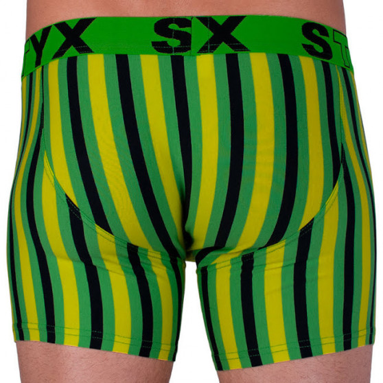 Boxer uomo Styx lungo sportivo elastico multicolore (U865)