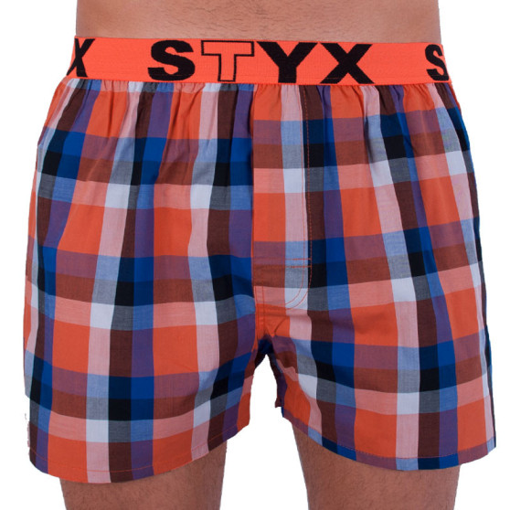 Boxer da uomo Styx sport elastico multicolore (B706)