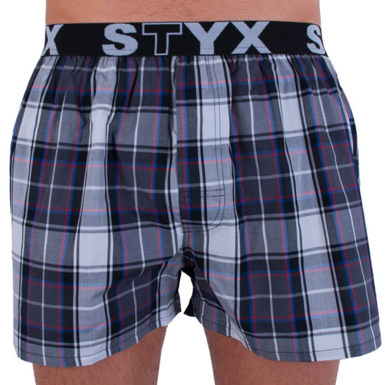 Boxer da uomo Styx sport elastico multicolore (B708)